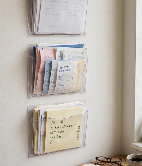 50 Home Organization Ideas for Every Room 42 Wall-Mounted File Pockets – home organization ideas
