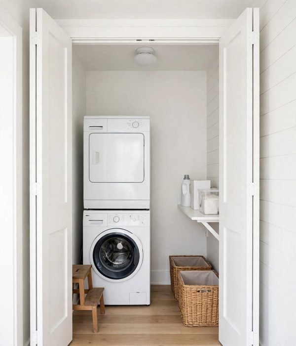 Washer-Dryer Stacking Kit – laundry room organization ideas