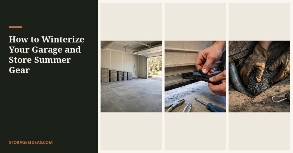 How to Winterize Your Garage and Store Summer Gear