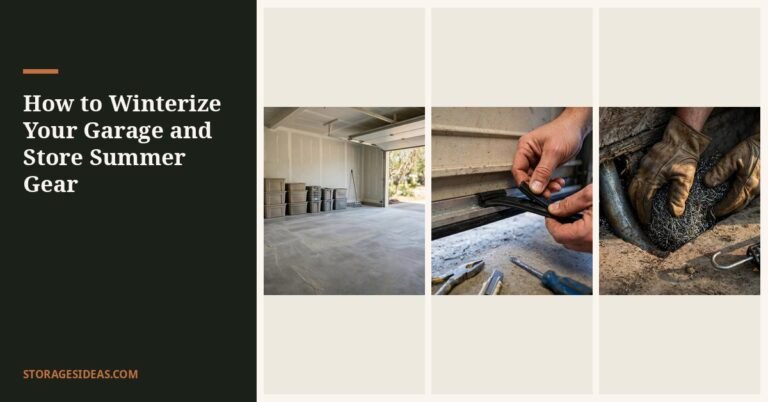 How to Winterize Your Garage and Store Summer Gear