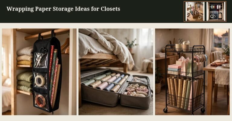10 Wrapping Paper Storage Ideas for Closets and Carts 1 10 Wrapping Paper Storage Ideas for Closets and Carts